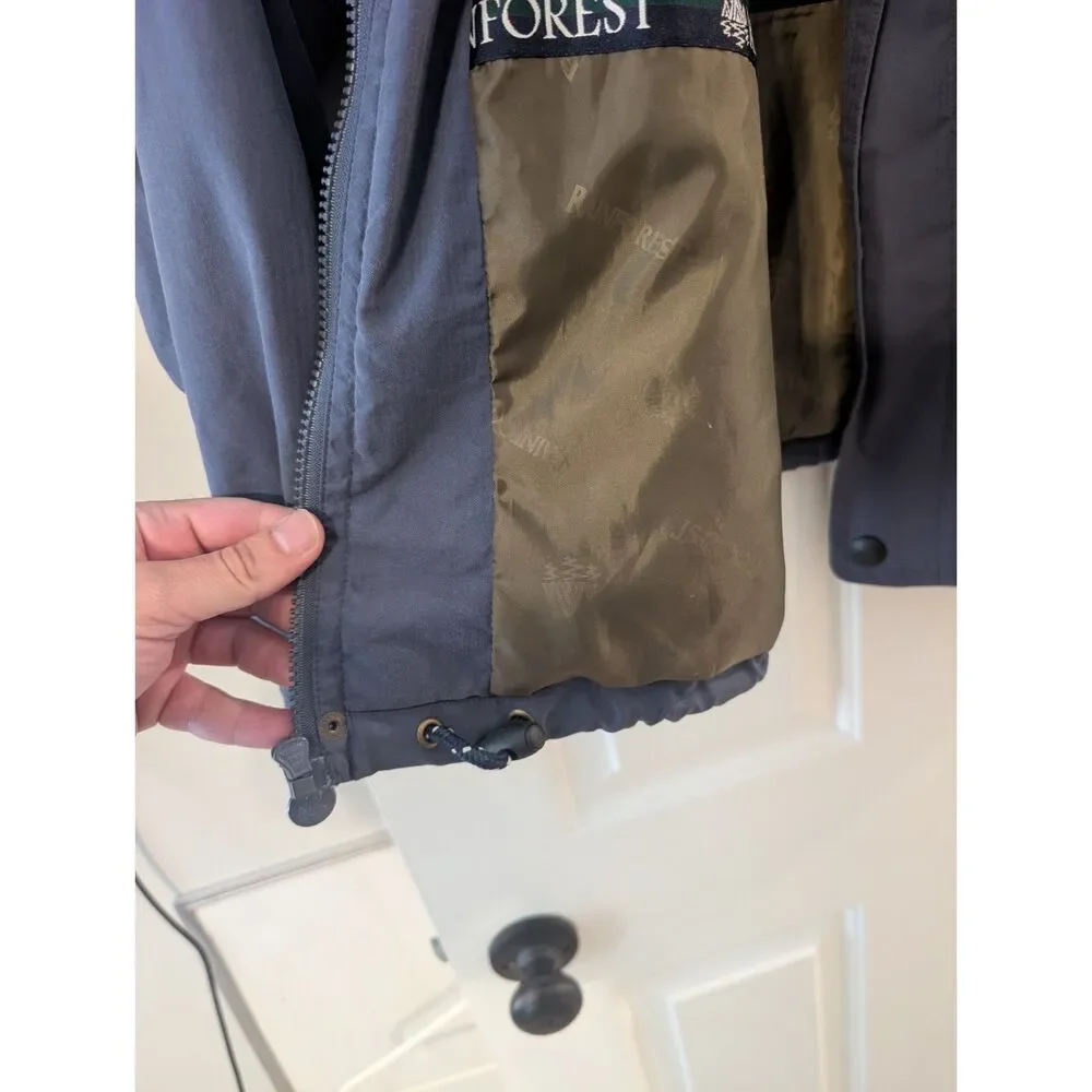 J.McLaughlin Rainforest Jacket Men's L Navy Blue Zip Up